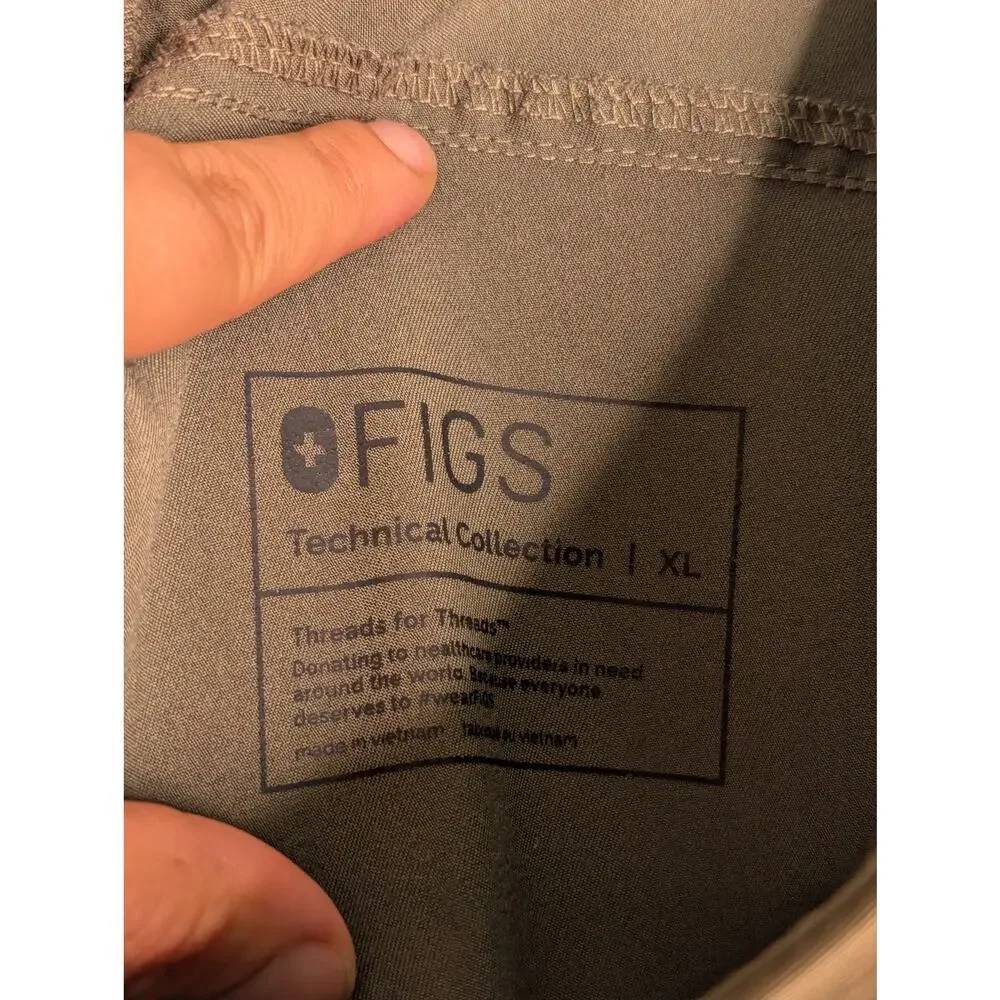 FIGS Men's Scrub Pants Green Technical Collection Medical XL Healthcare Hospital